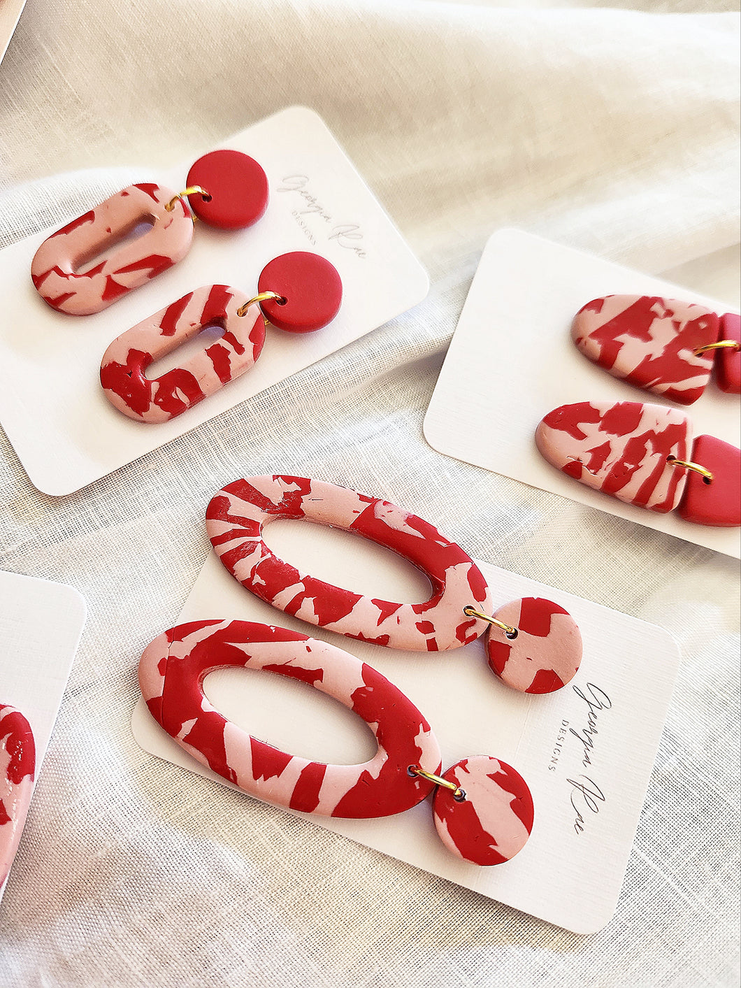 Pink & Red - DANGLES